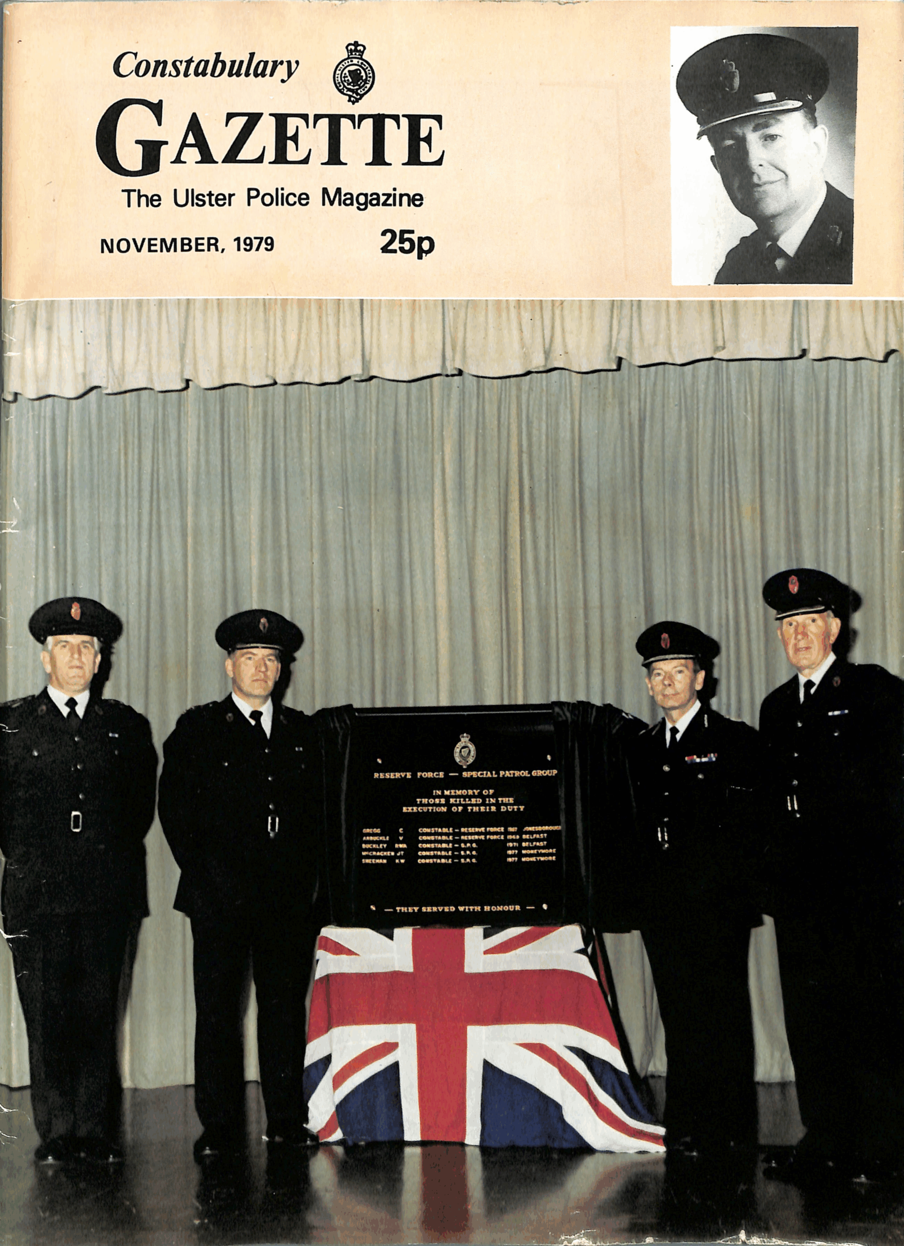Constabulary Gazette, Nov 1979